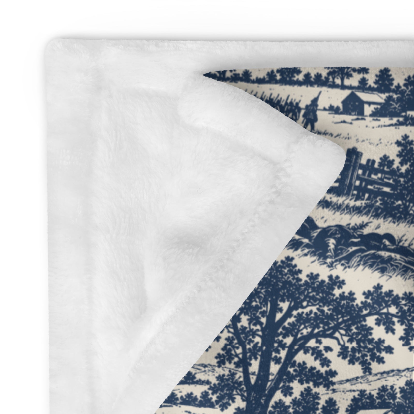 Detailed Pickett’s Charge pattern on the 50″ × 60″ Gettysburg throw blanket