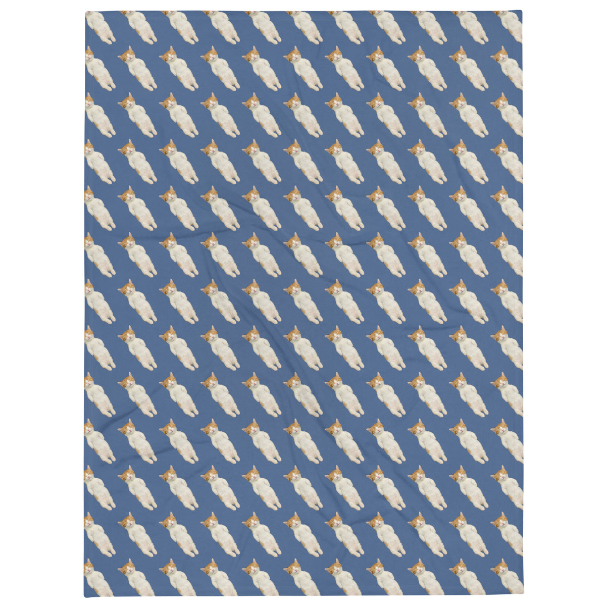 Sleeping Kitty Throw Blanket