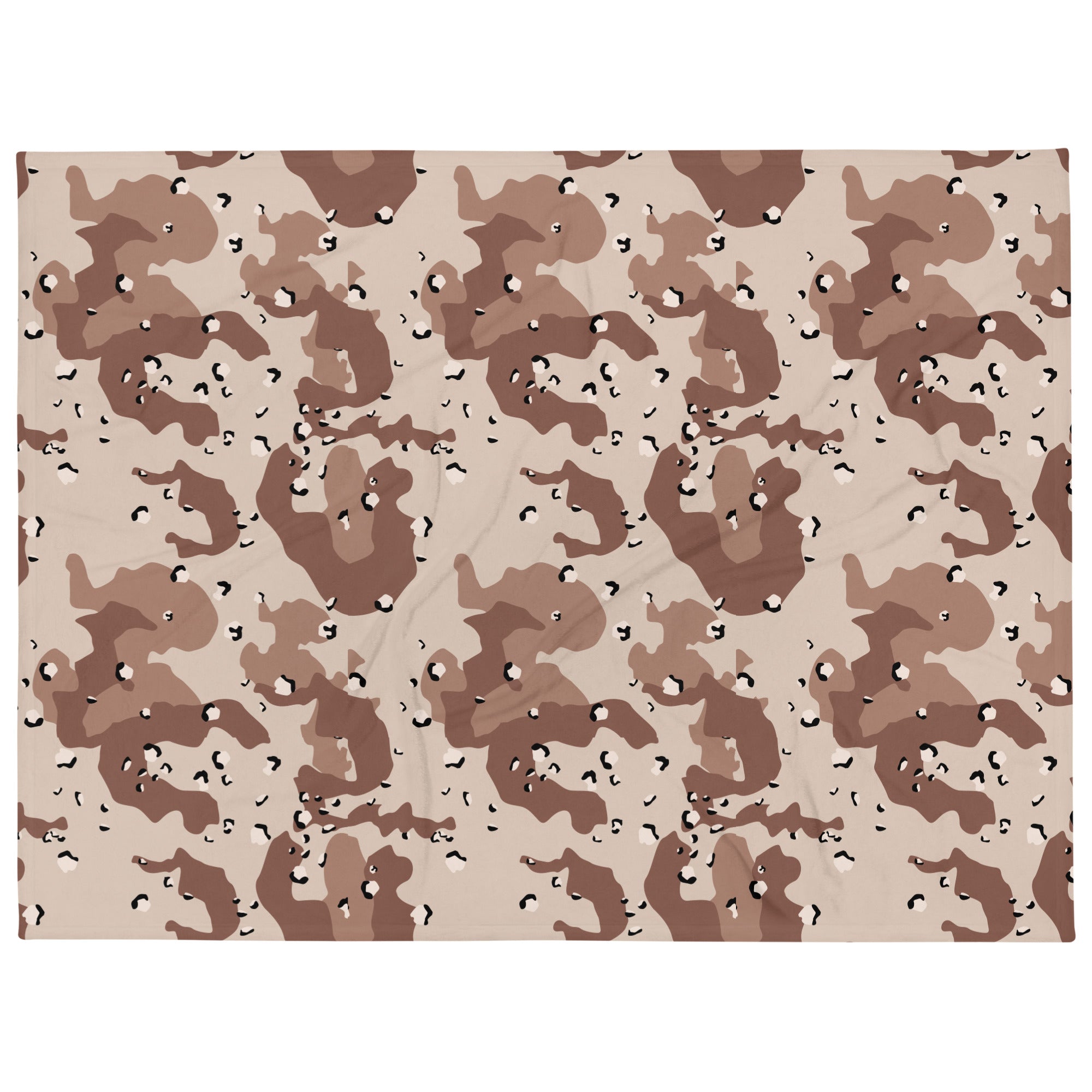 Desert DBDU Camo Throw Blanket