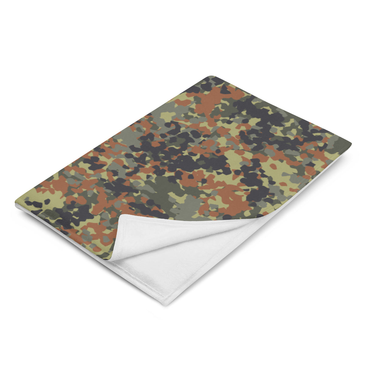 Flecktarn Reconnaissance Camo Throw Blanket