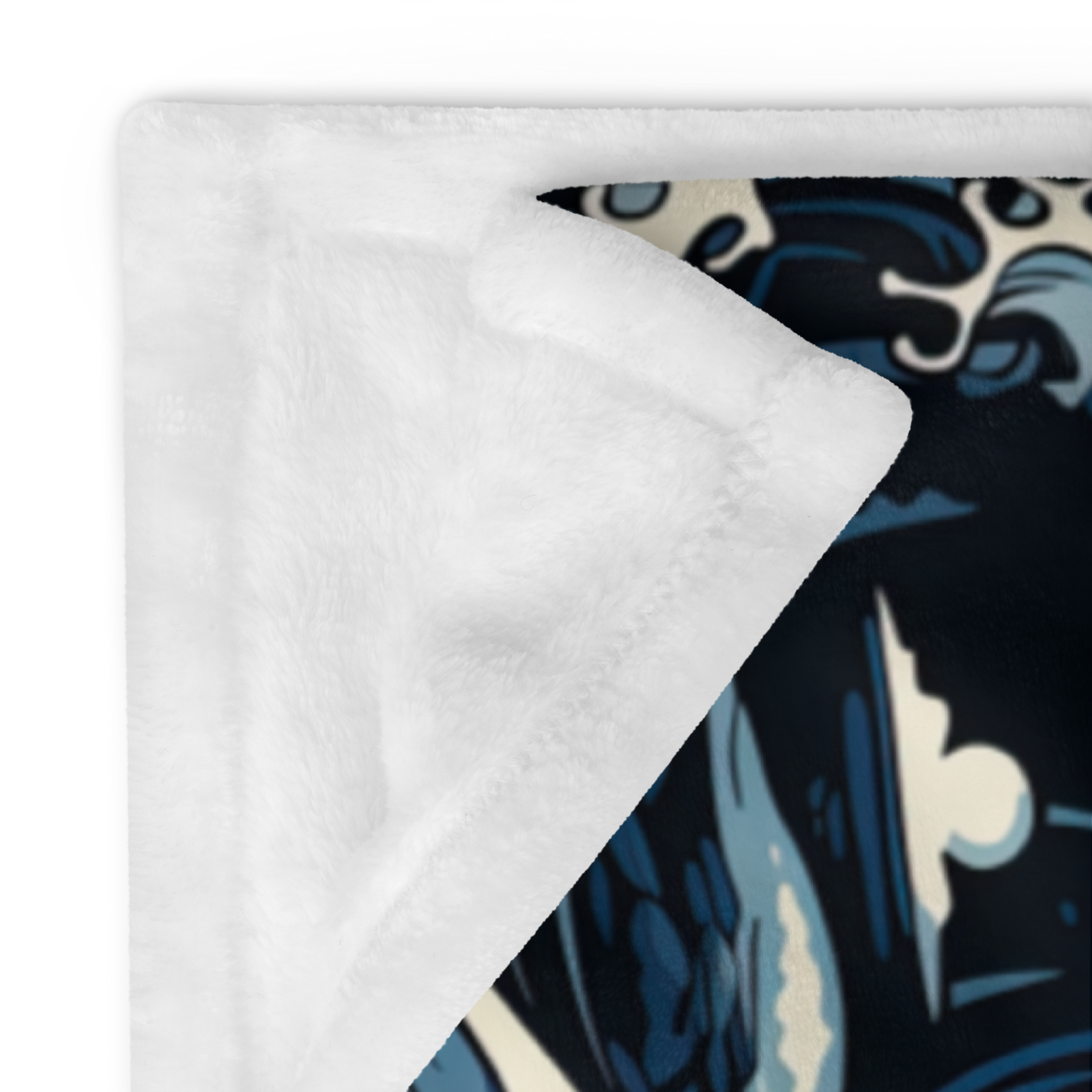 Great Waves Throw Blanket