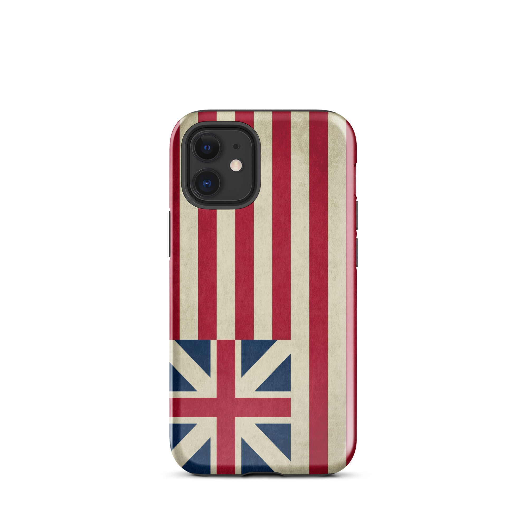 Continental Colors American Grand Union 1775 Tough Case for iPhone Glossy / iPhone 12 mini Continental Colors American Grand Union 1775 Tough Case for iPhone Glossy / iPhone 12 mini