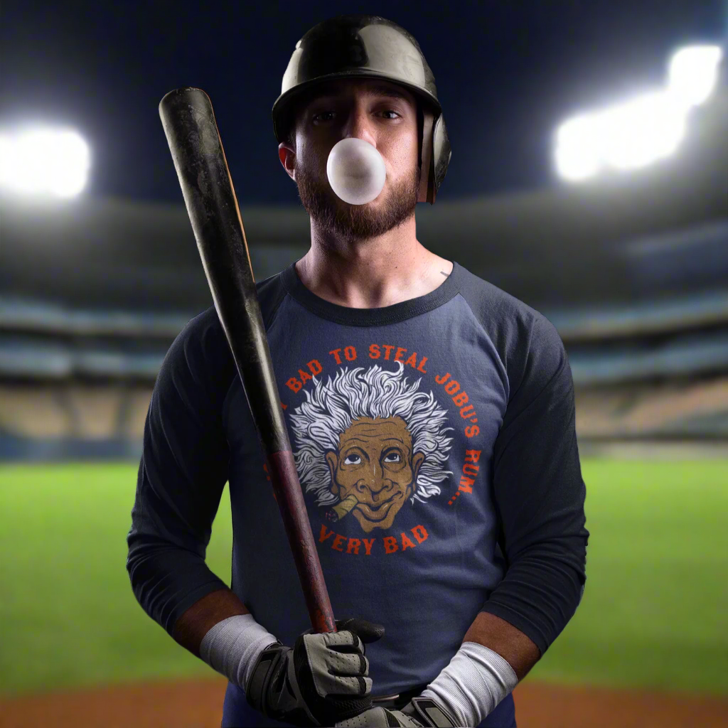 It Is Very Bad to Steal Jobu's Rum 3/4 Sleeve Raglan Shirt