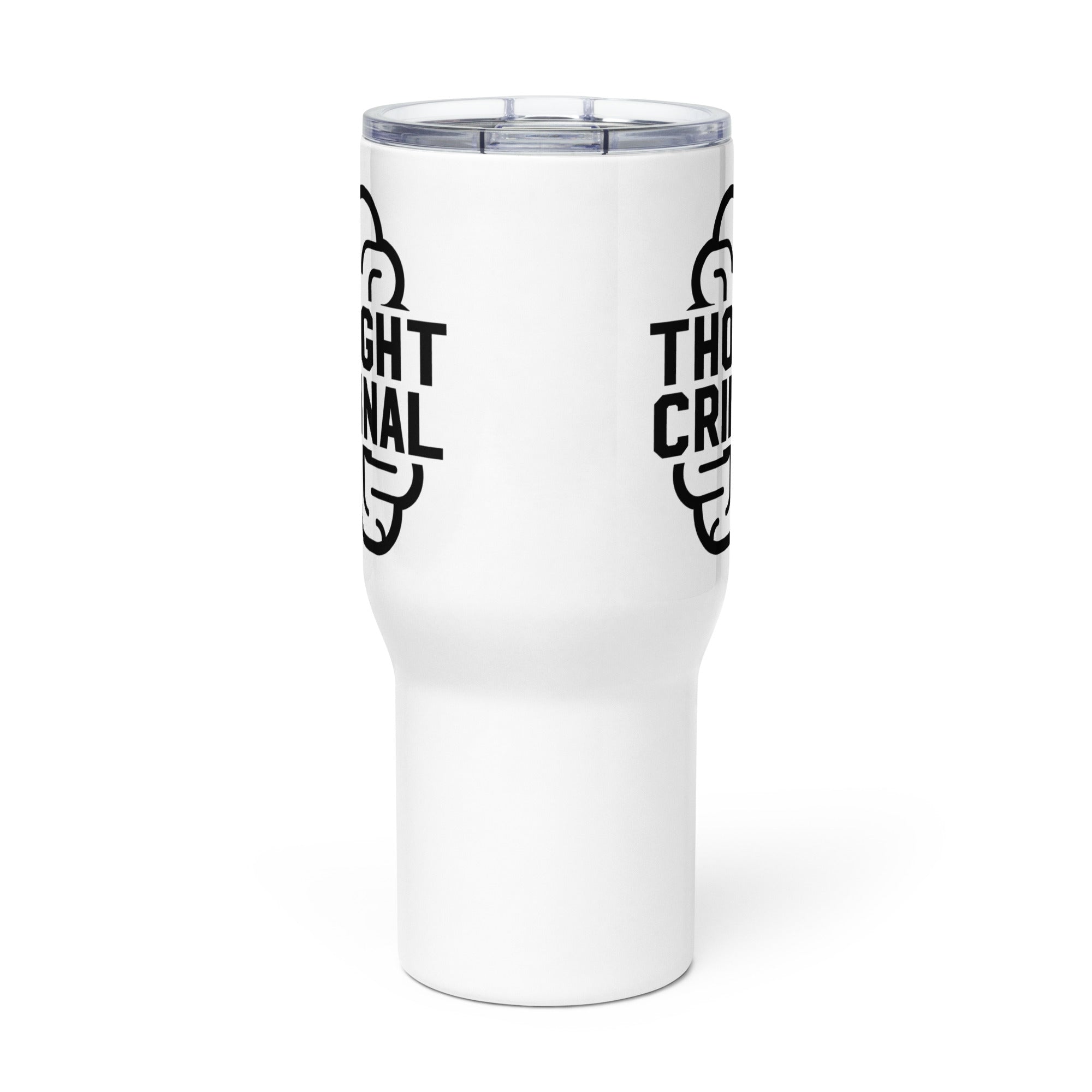 Thought Criminal Travel mug with a handle