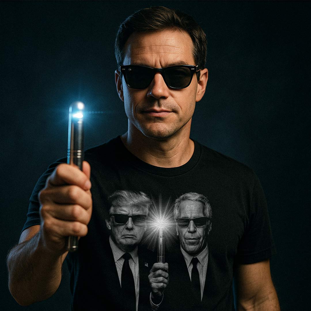 Epstein Files Neuralyzer T-Shirt