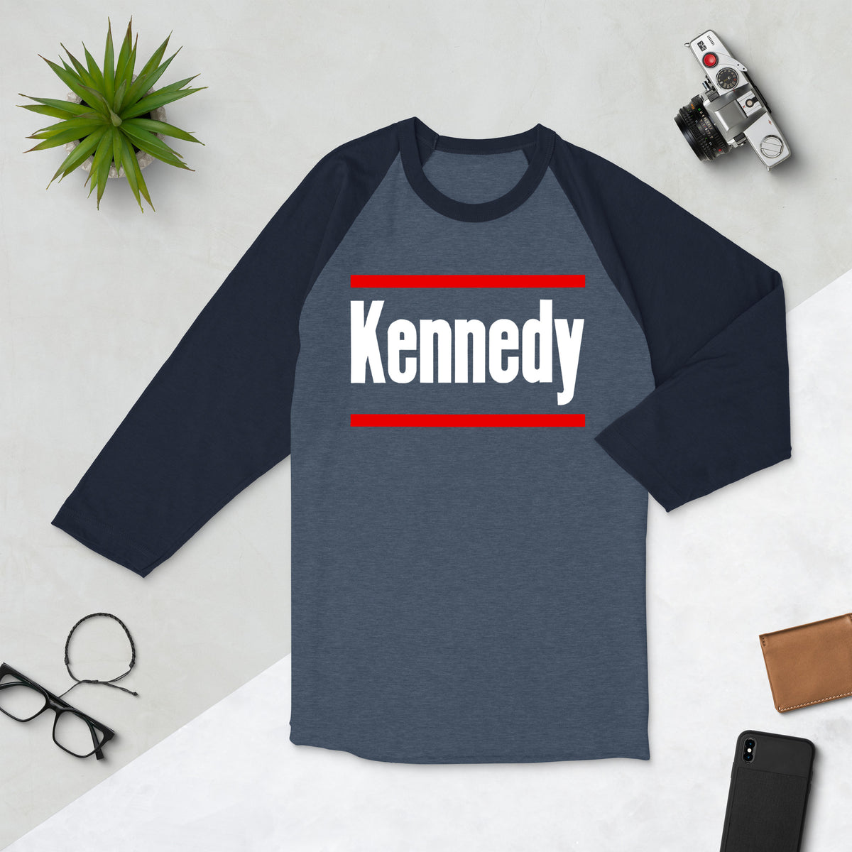 Robert Kennedy 1968 Campaign 3/4 Sleeve Raglan