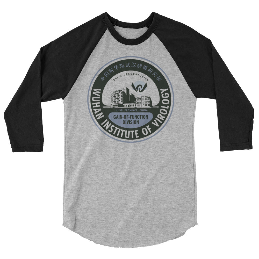 Wuhan Institute of Virology 3/4 Sleeve Raglan