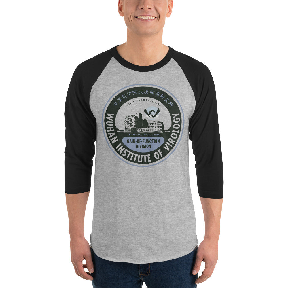Wuhan Institute of Virology 3/4 Sleeve Raglan