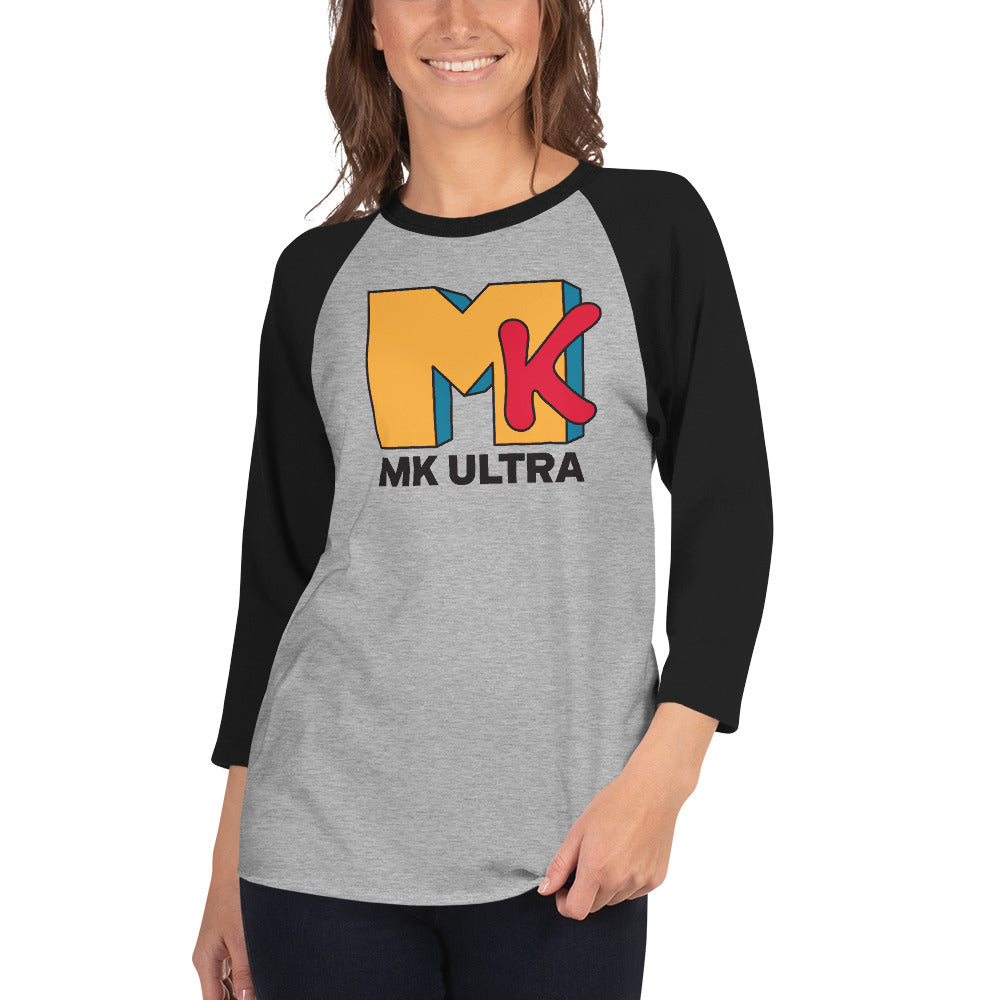 MK Ultra 3/4 Sleeve Raglan