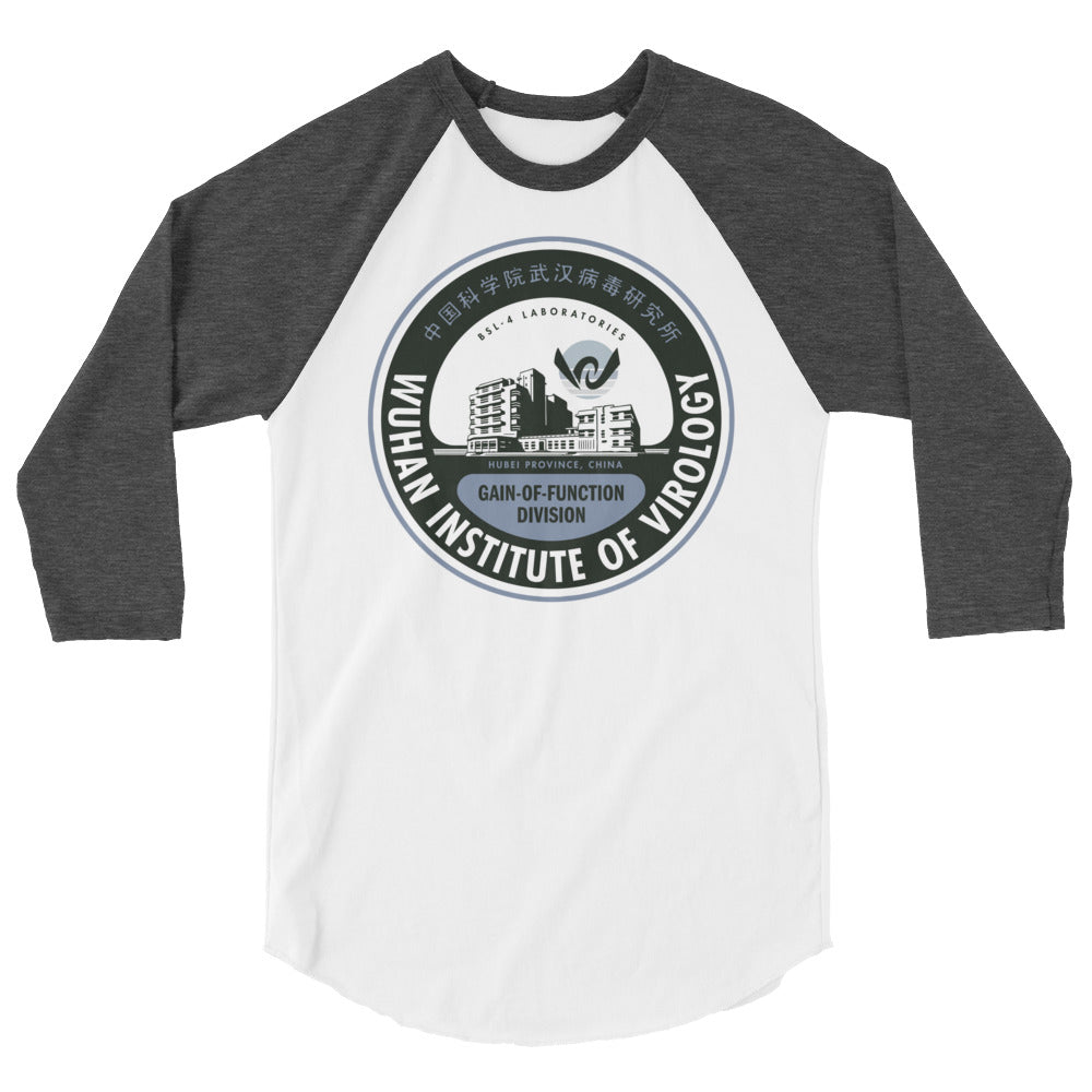 Wuhan Institute of Virology 3/4 Sleeve Raglan