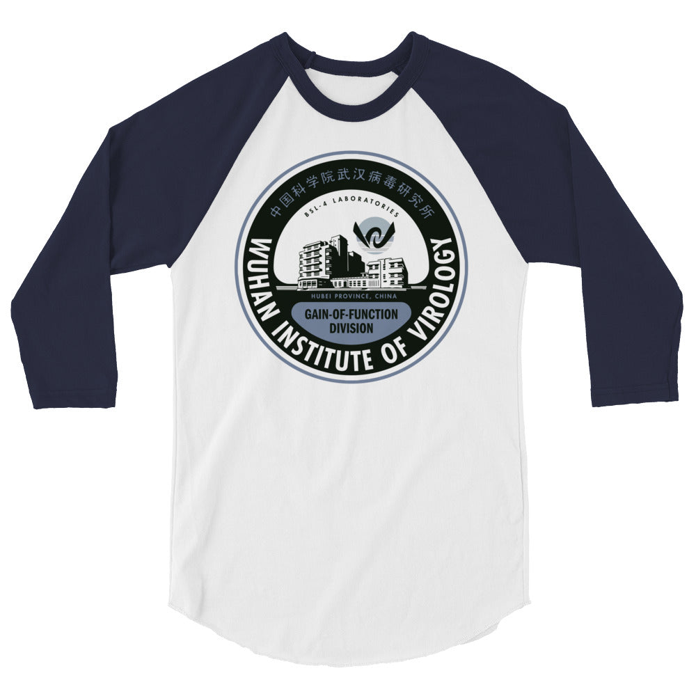 Wuhan Institute of Virology 3/4 Sleeve Raglan