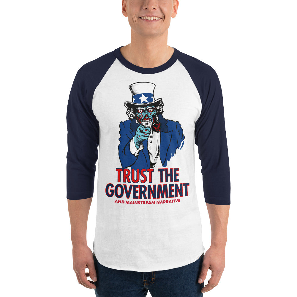 Uncle Sam Customizable They Live 3/4 Sleeve Raglan
