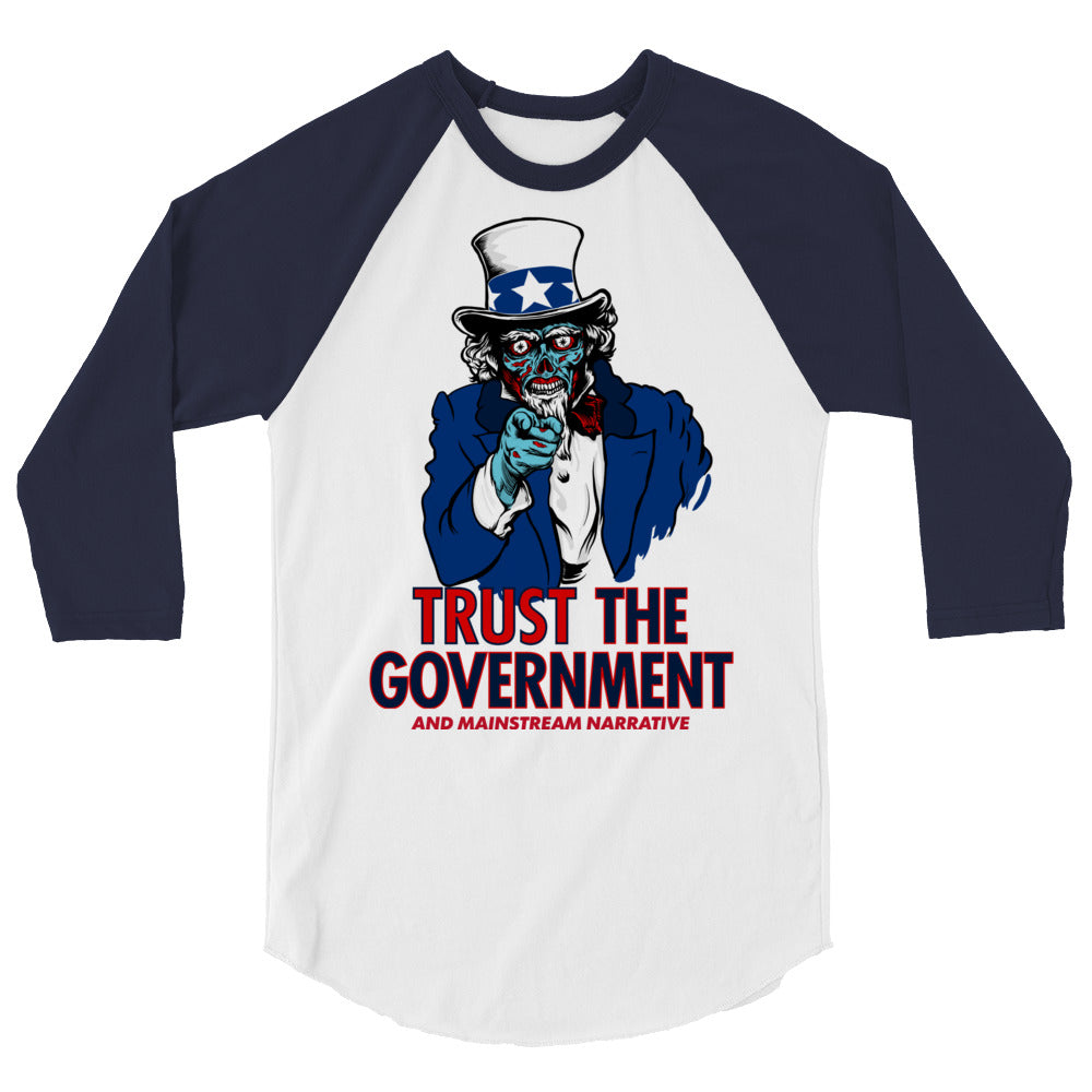 Uncle Sam Customizable They Live 3/4 Sleeve Raglan