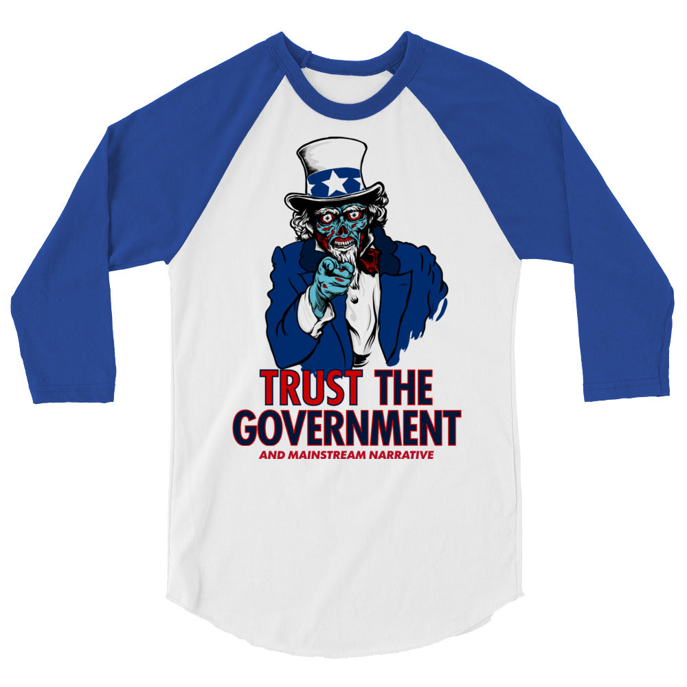 Uncle Sam Customizable They Live 3/4 Sleeve Raglan