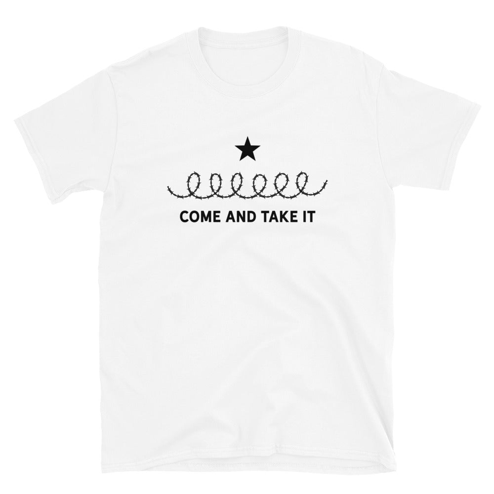 Come and Take It Barbed Wire Lone Star Rebellion T-Shirt