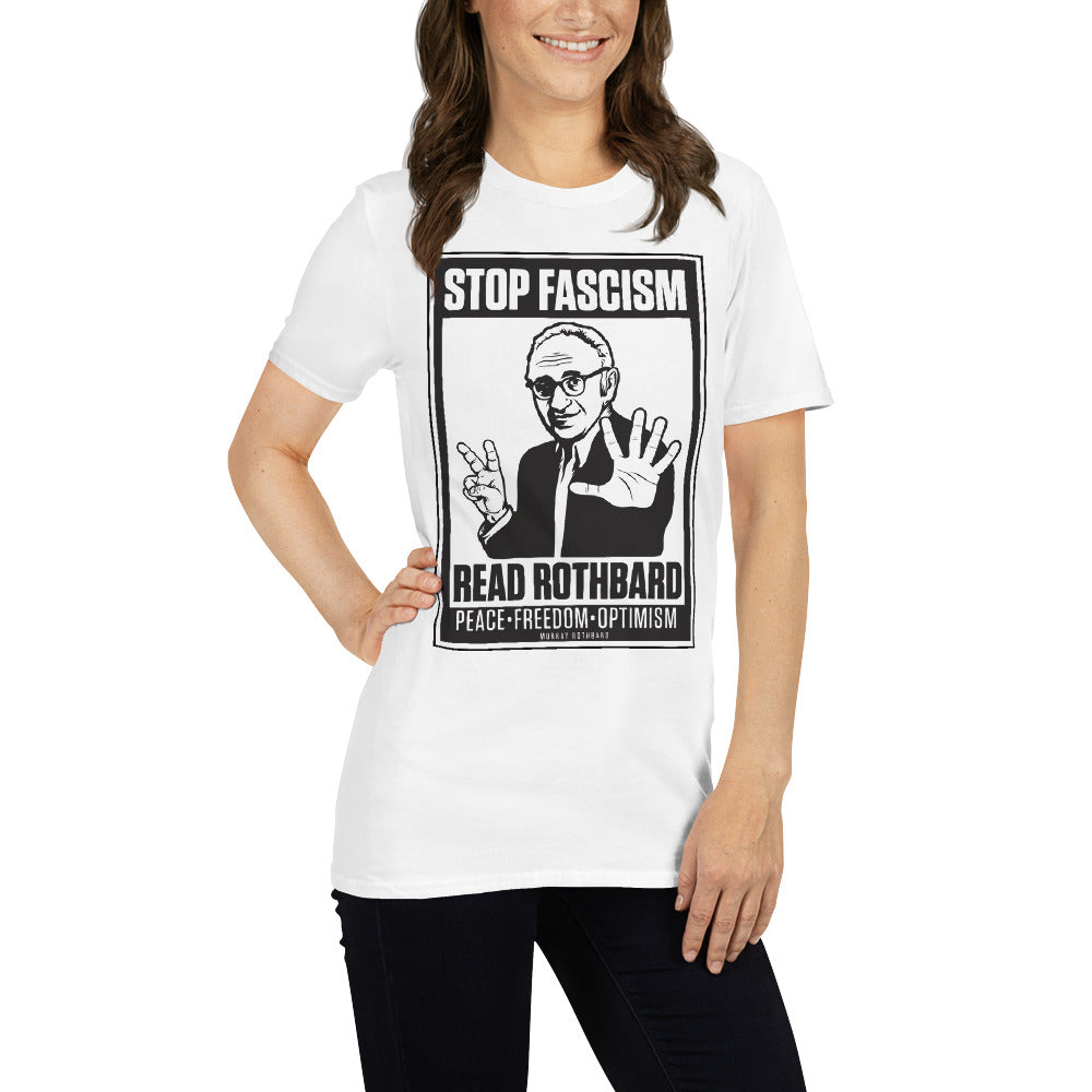 Stop Fascism Read Rothbard T-shirt