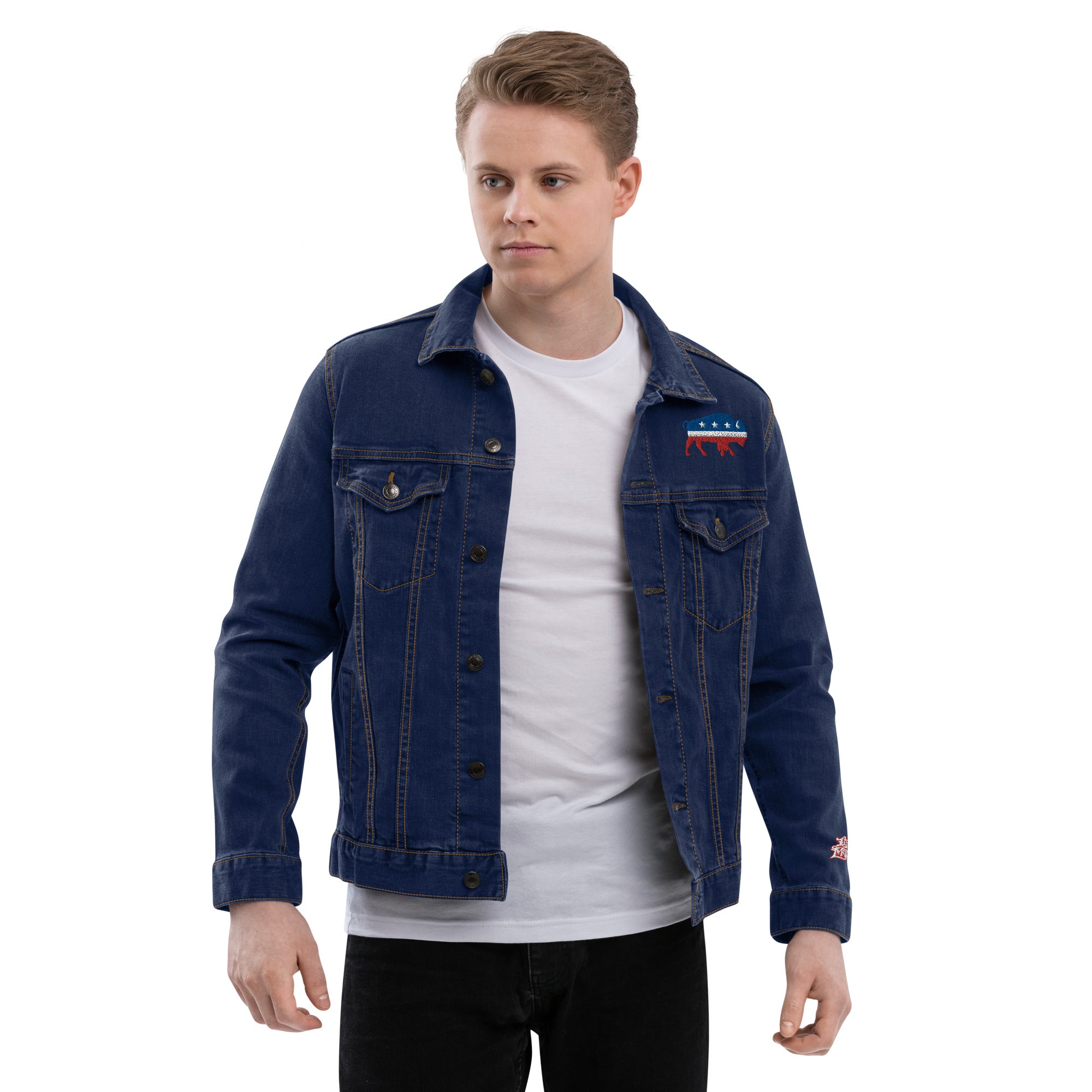 Independent Liberty Maniacs Embroidered Denim Jacket