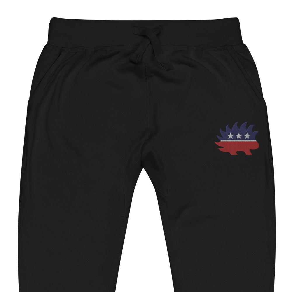 Porcupine Mascot Fleece Sweatpants