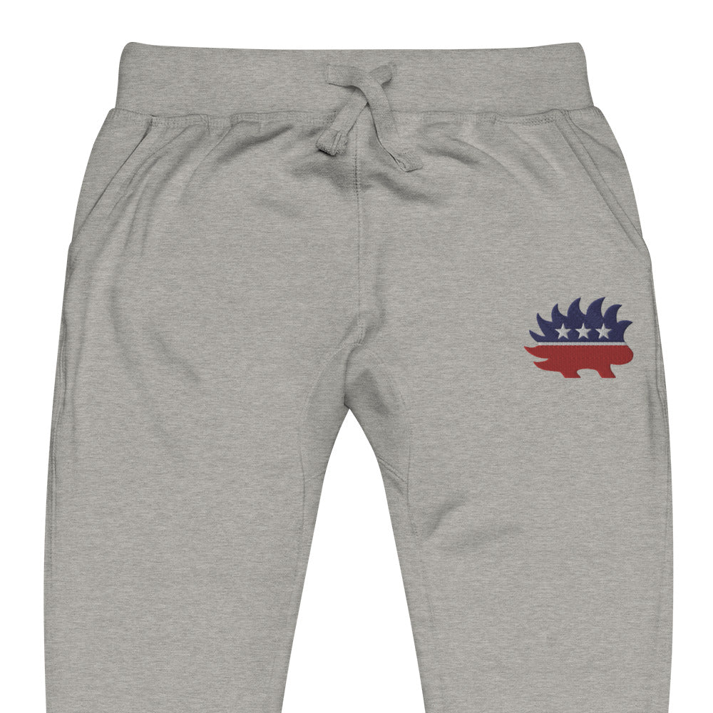 Porcupine Mascot Fleece Sweatpants