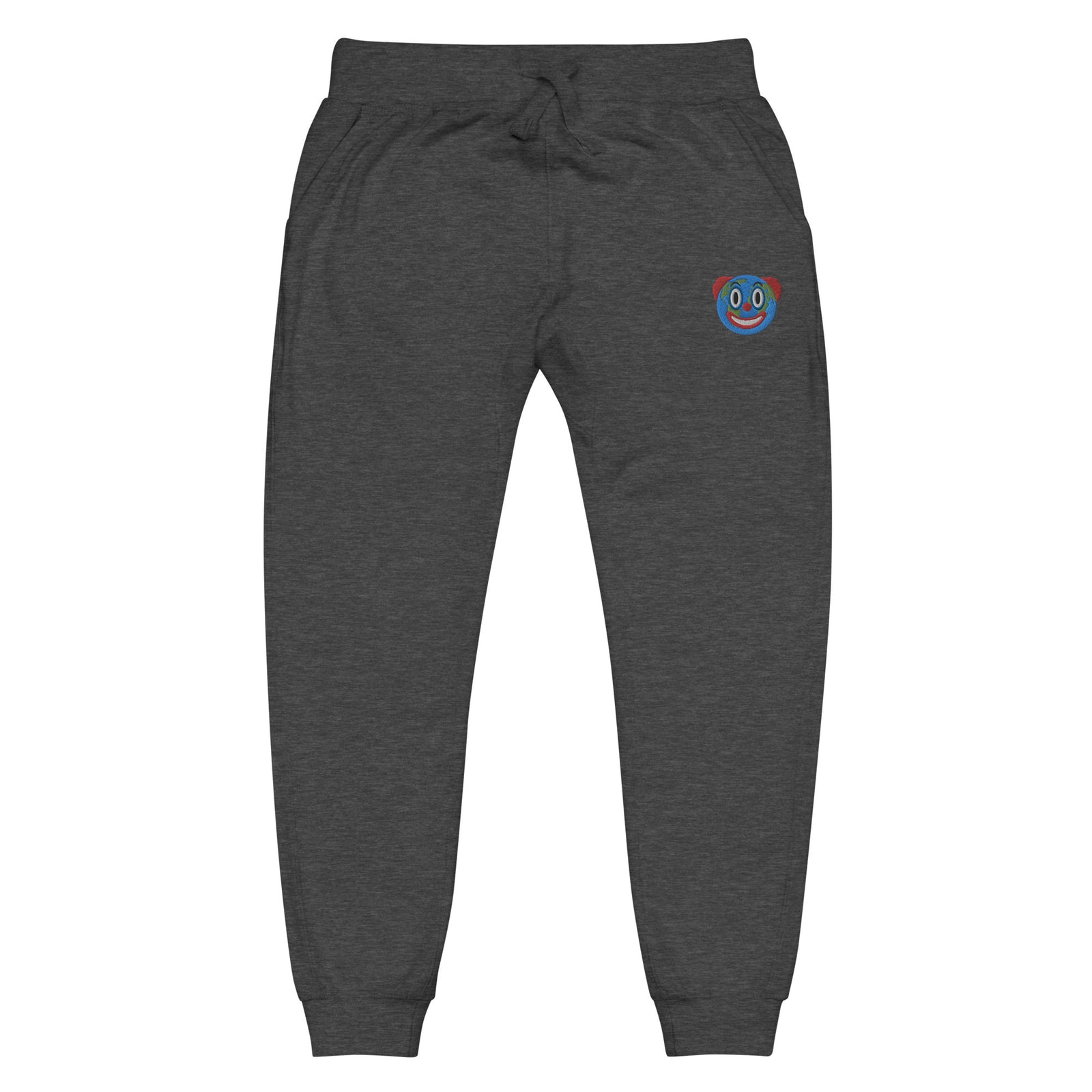 Clown World Embroidered Fleece Sweatpants