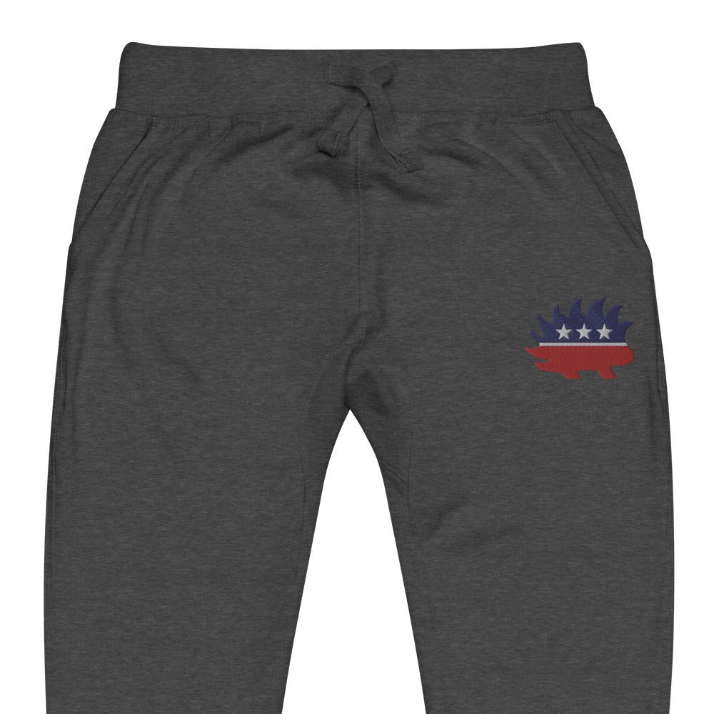 Porcupine Mascot Fleece Sweatpants