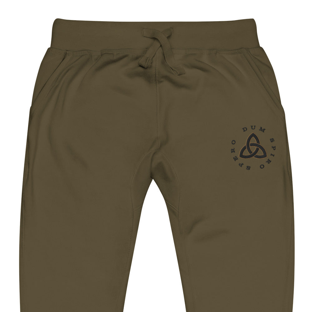 While I breath I Hope Triquetra Fleece sweatpants