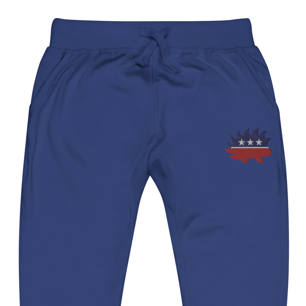 Porcupine Mascot Fleece Sweatpants