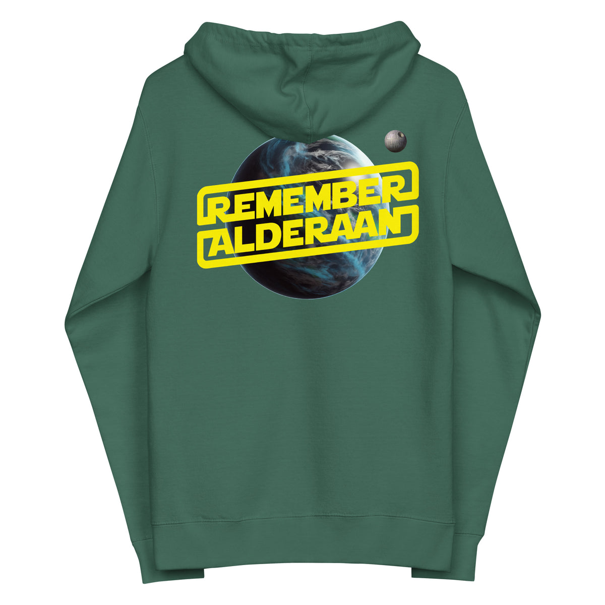 Remember Alderaan Fleece Zip Hoodie