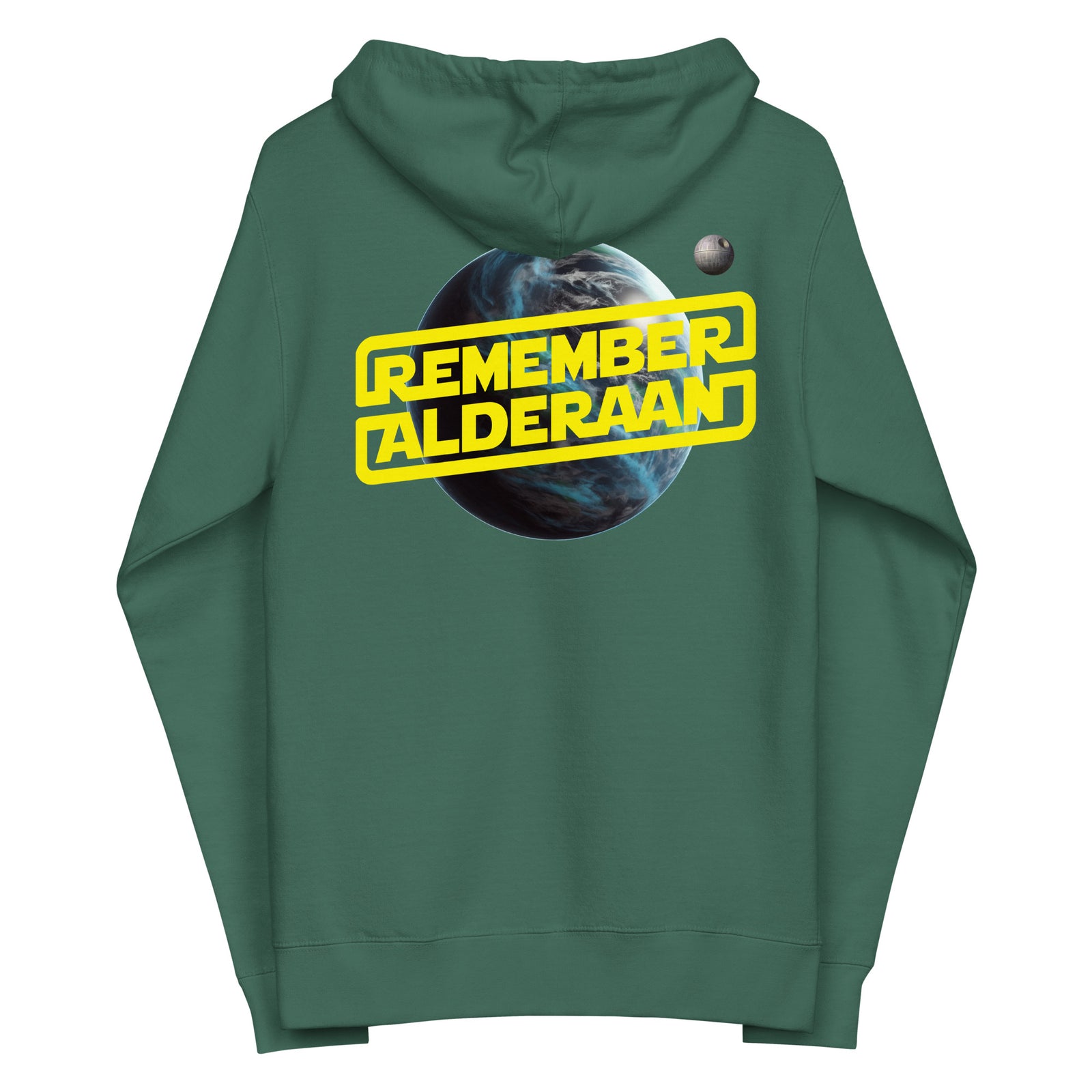 Remember Alderaan Fleece Zip Hoodie