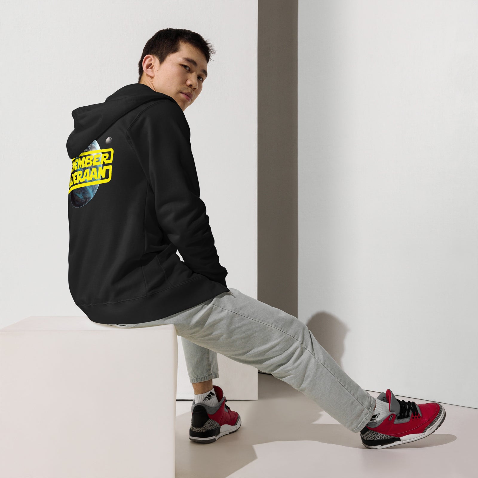 Remember Alderaan Fleece Zip Hoodie