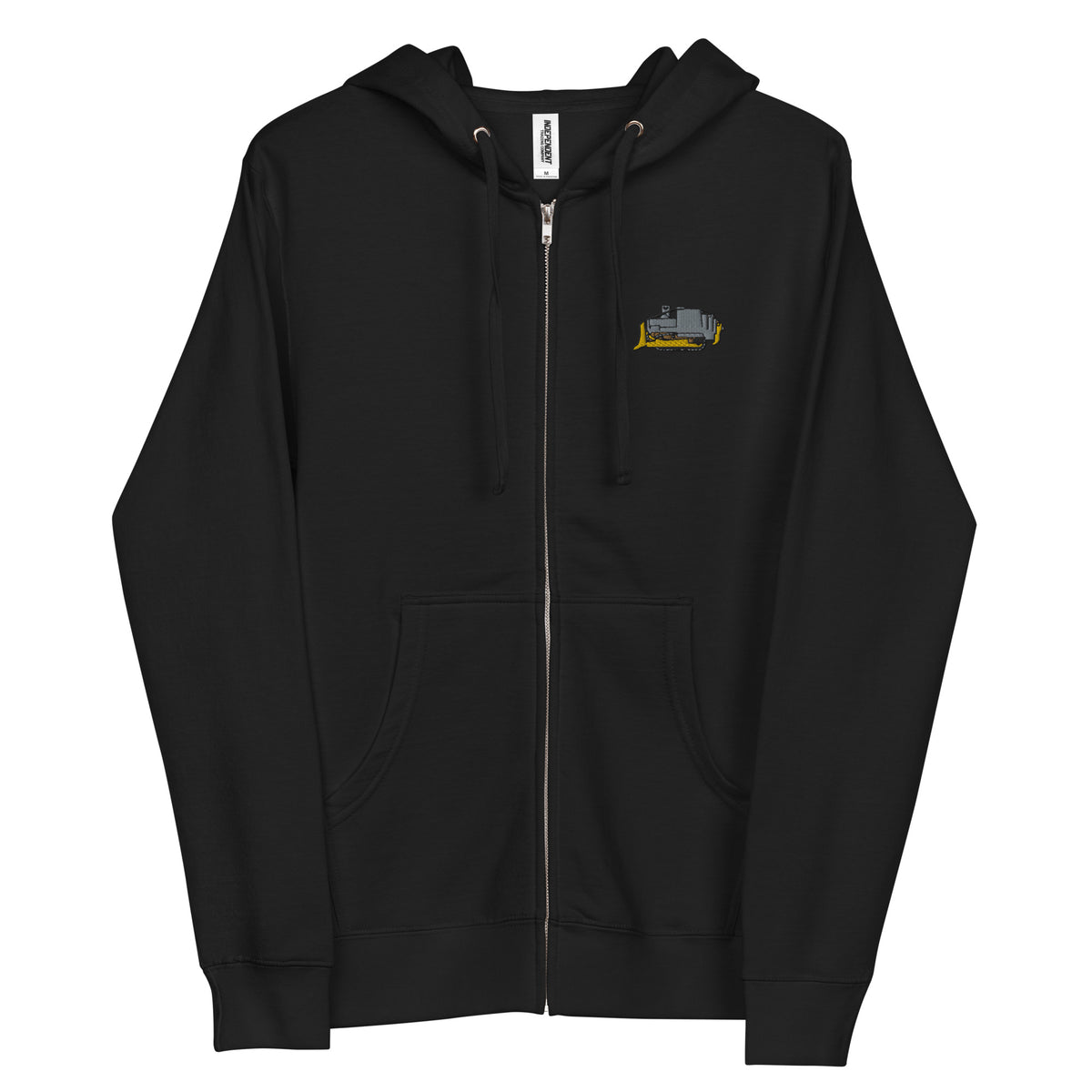 Heeymeyer&#39;s Mountain View Muffler Fleece Zip Up Hoodie