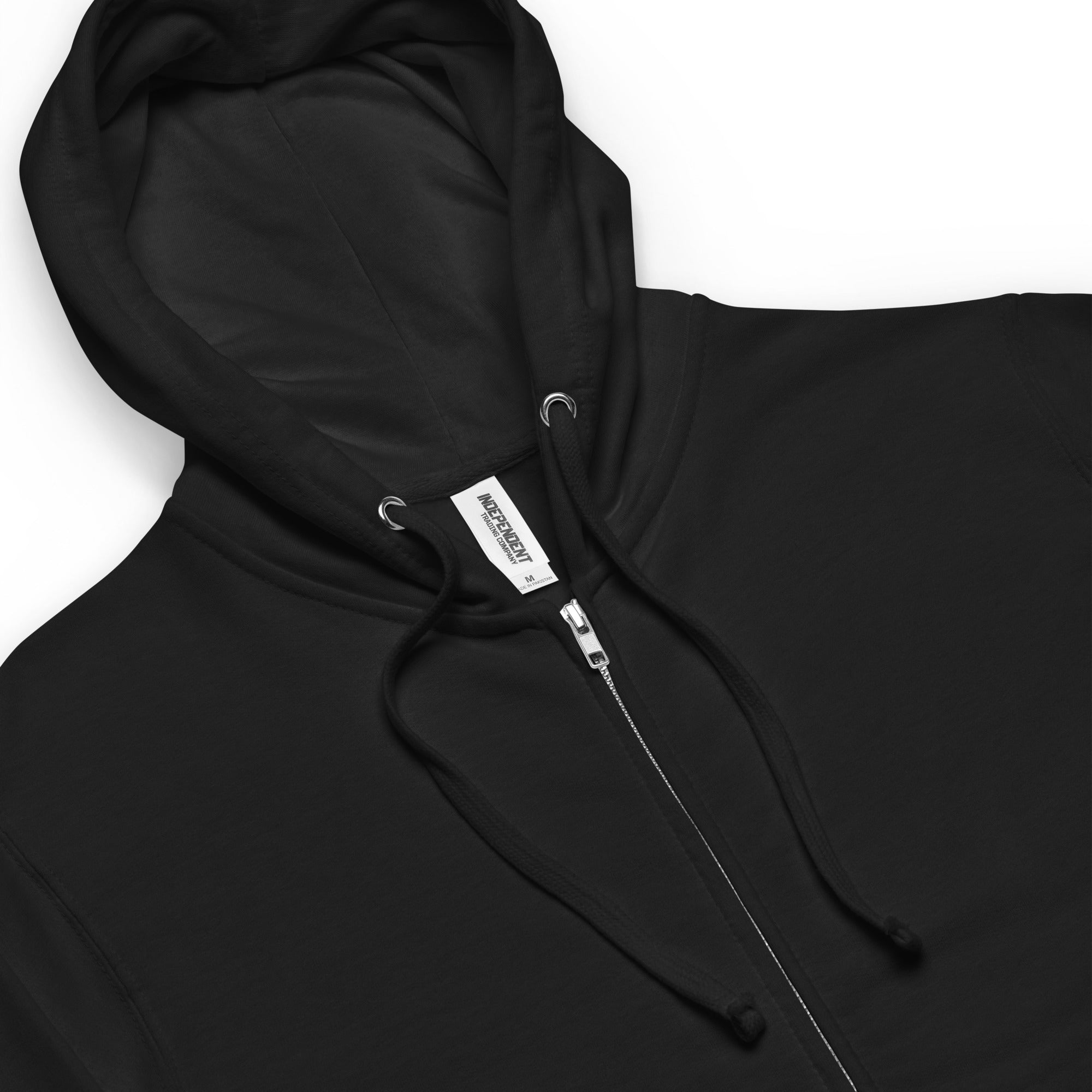 Secret Service Sloped Roofs Fleece Zip Up Hoodie