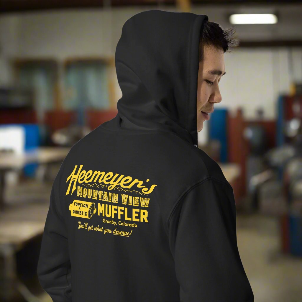 Heeymeyer's Mountain View Muffler Fleece Zip Up Hoodie