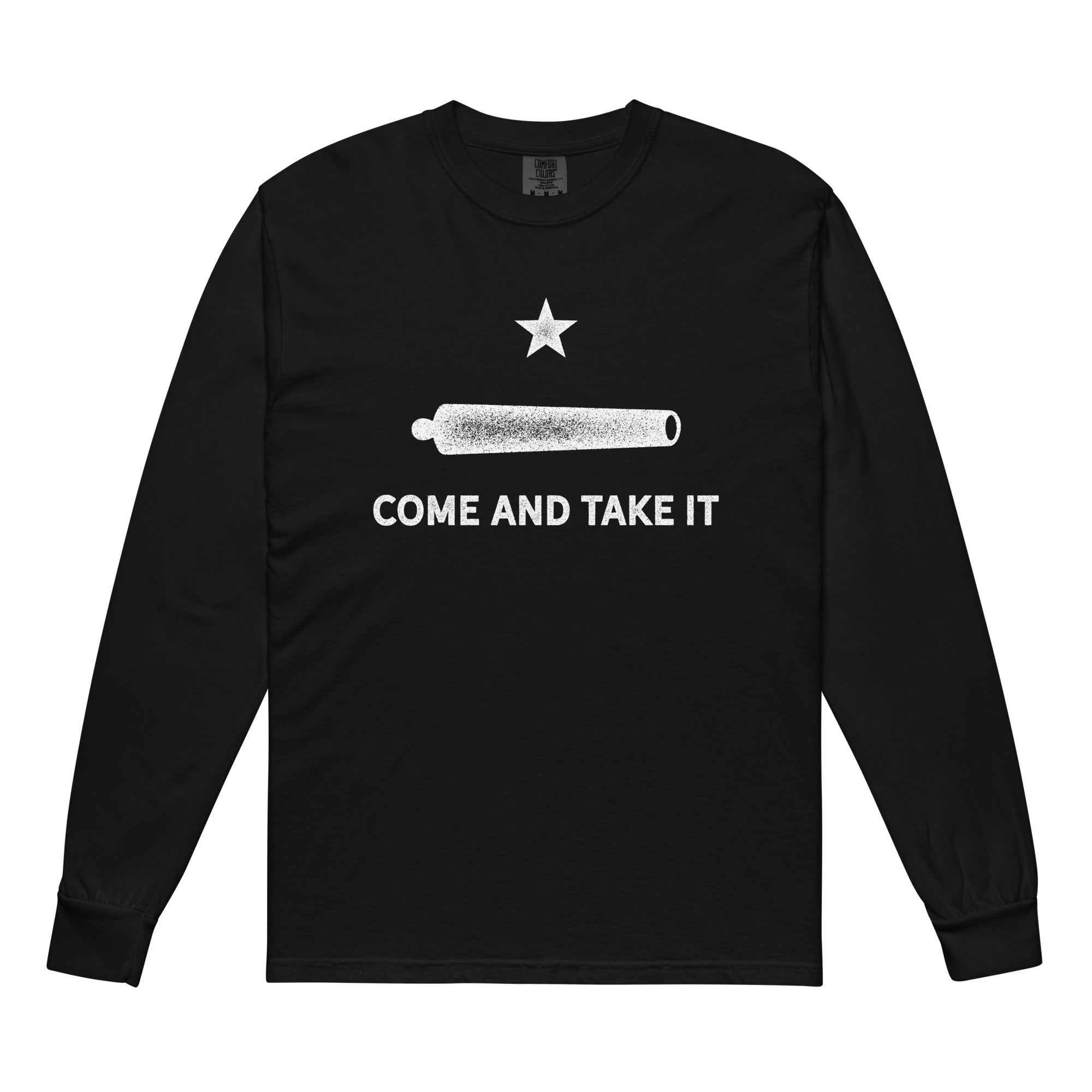 Gonzalez Come and Take It Garment-dyed heavyweight long-sleeve shirt