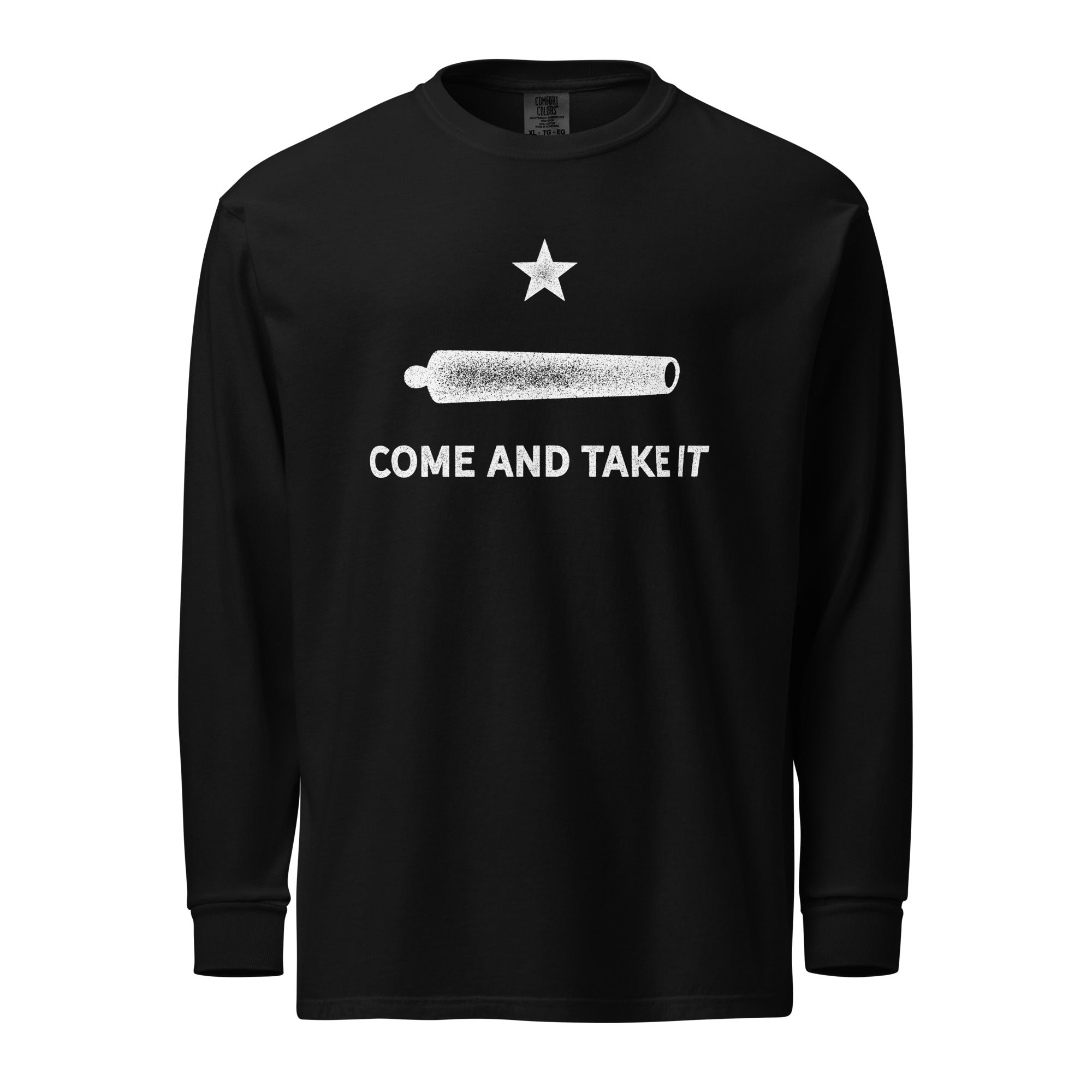 Gonzalez Come and Take It Garment-dyed heavyweight long-sleeve shirt