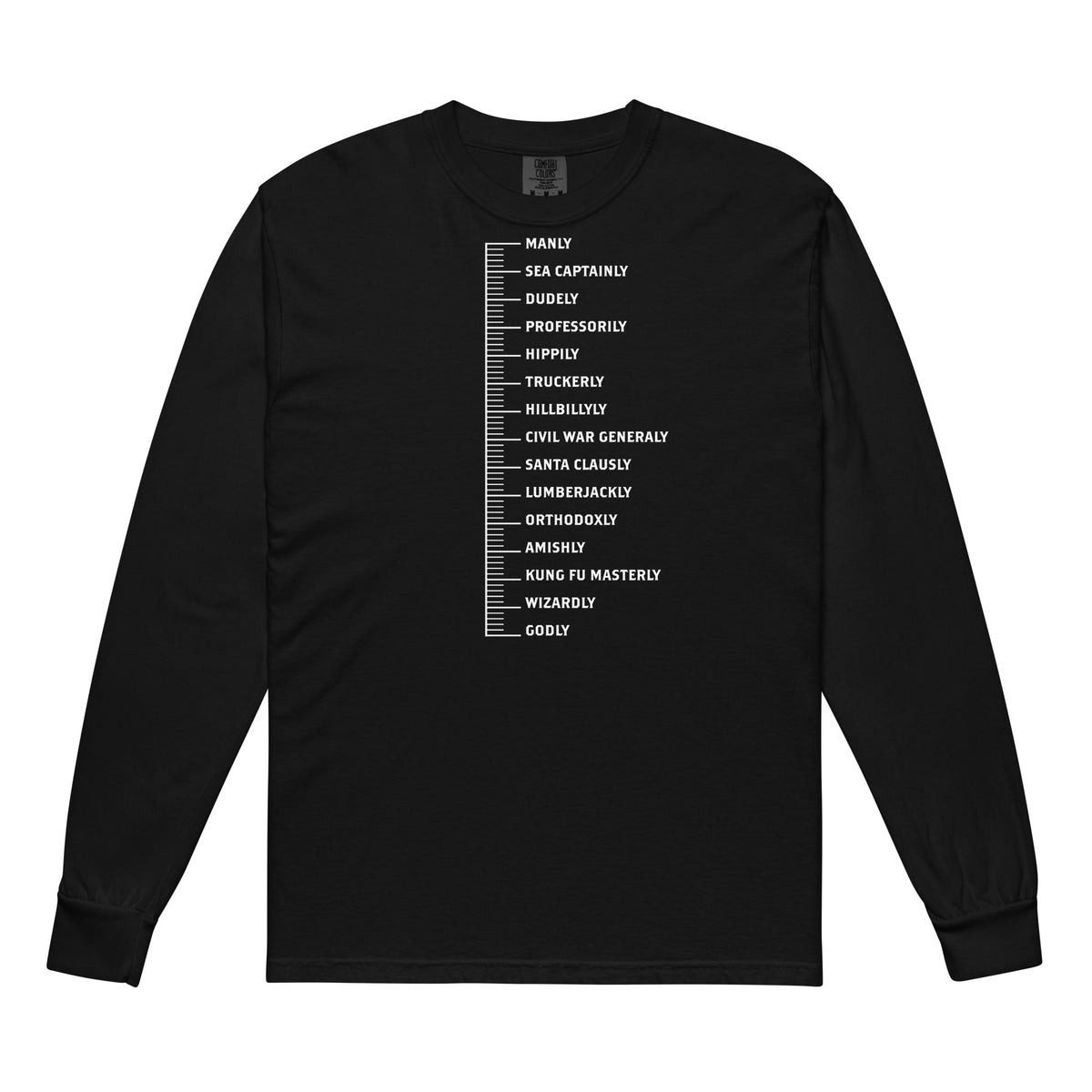 Beard Levels Garment-dyed Heavyweight Long-sleeve Shirt