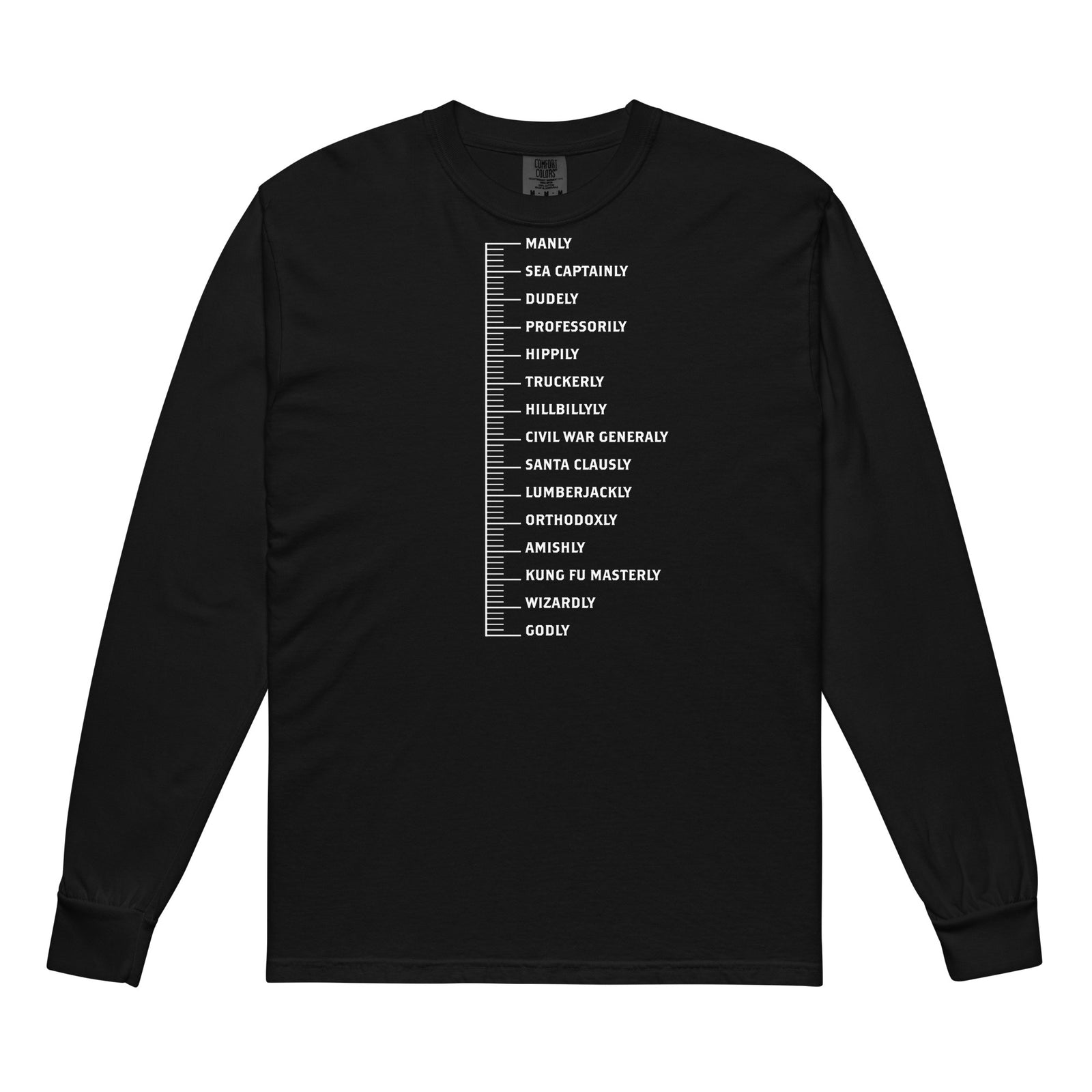 Beard Levels Garment-dyed Heavyweight Long-sleeve Shirt