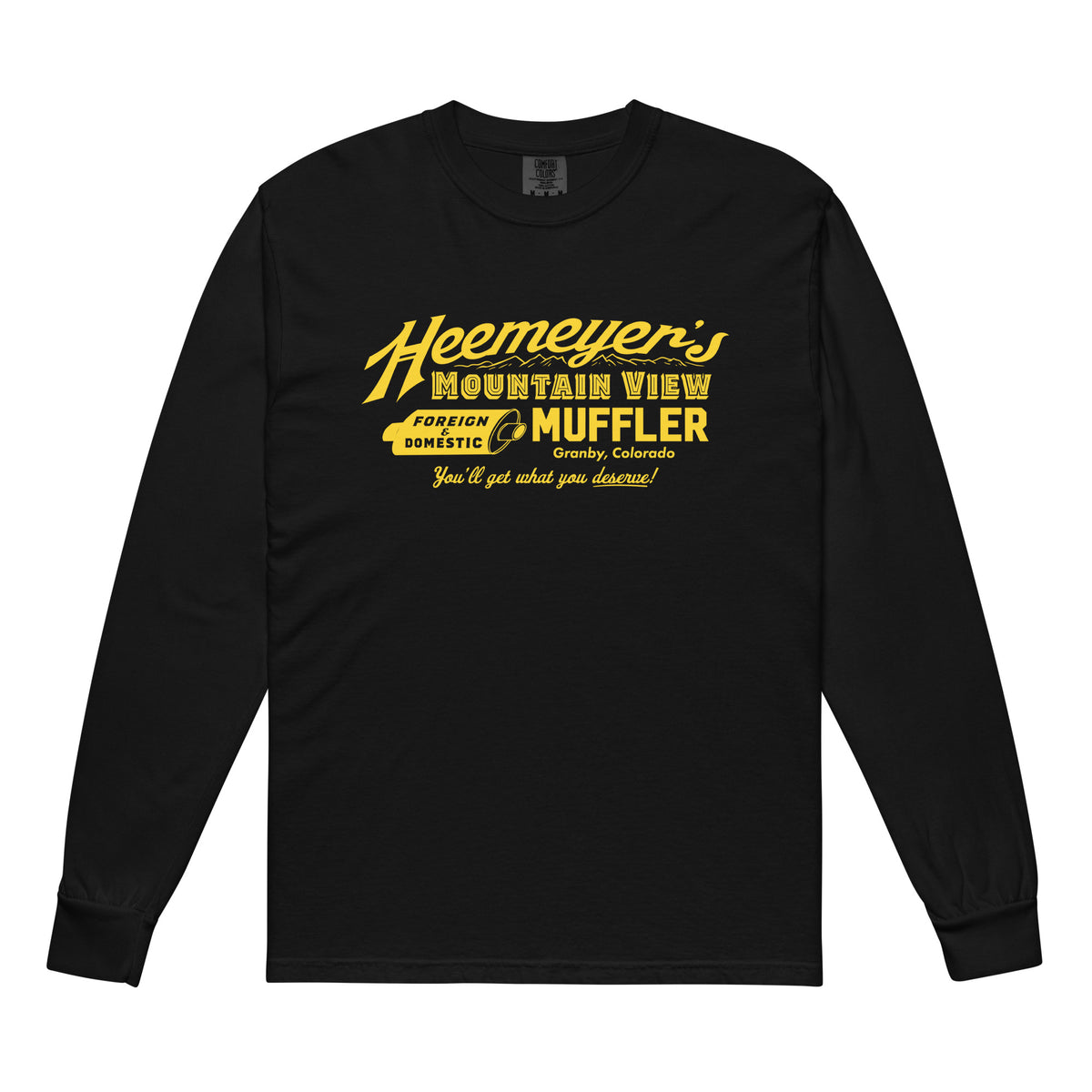 Heemeyer&#39;s Mountain View Muffler Garment-dyed Heavyweight Long-sleeve