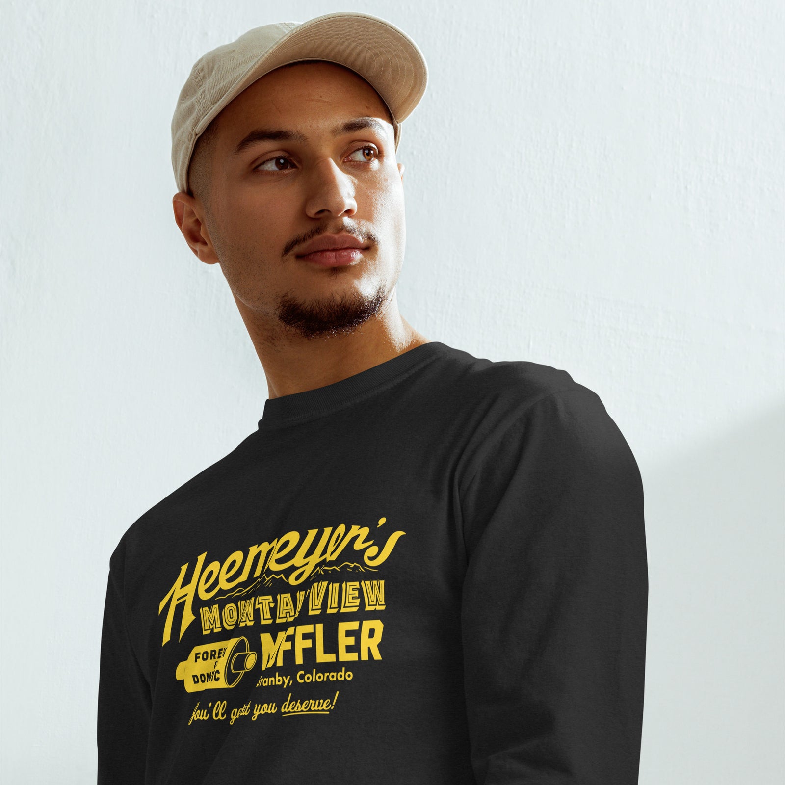 Heemeyer's Mountain View Muffler Garment-dyed Heavyweight Long-sleeve