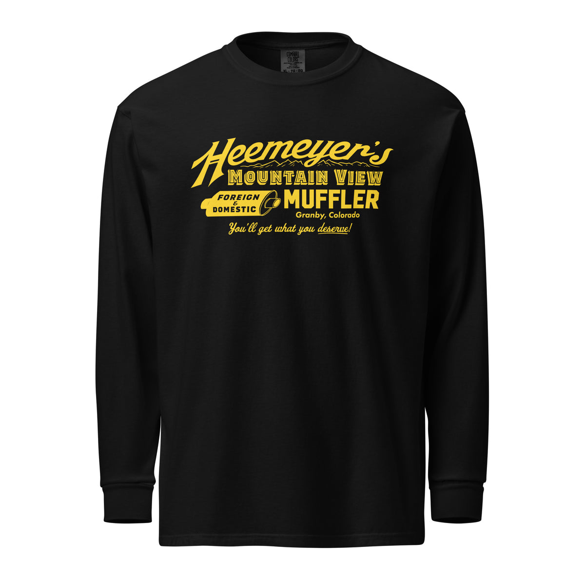 Heemeyer&#39;s Mountain View Muffler Garment-dyed Heavyweight Long-sleeve
