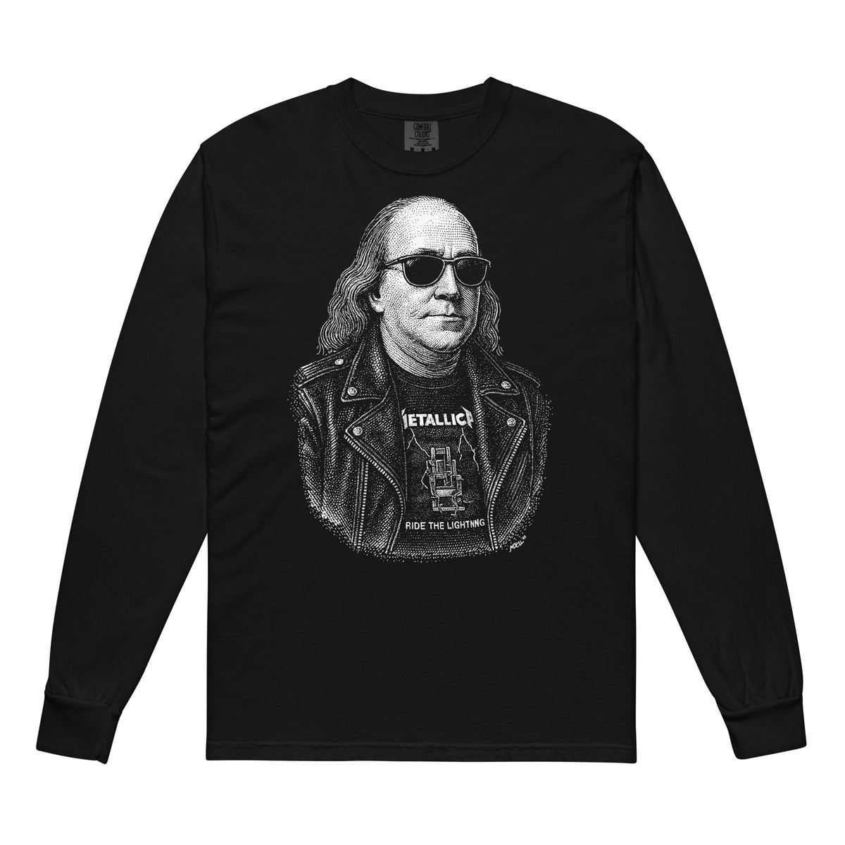 Ben Franklin Rebel Patriot Garment-dyed Heavyweight Long-sleeve Shirt