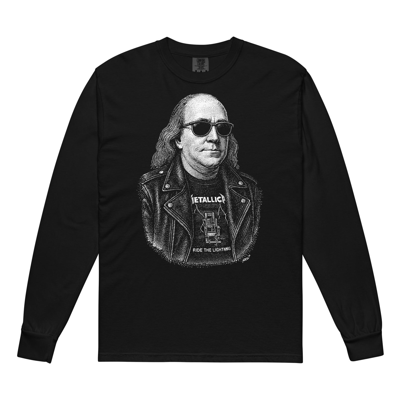 Ben Franklin Rebel Patriot Garment-dyed Heavyweight Long-sleeve Shirt