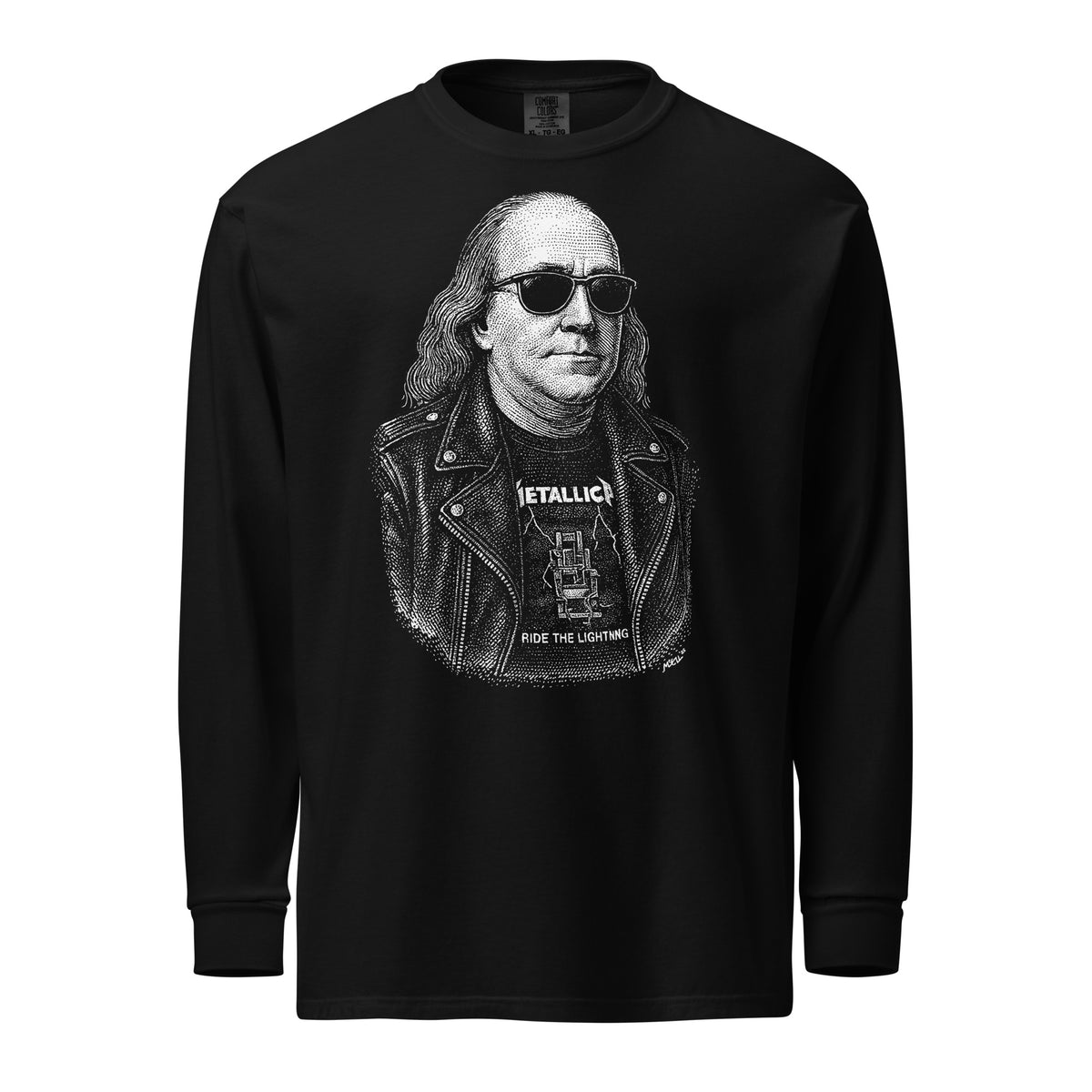 Ben Franklin Rebel Patriot Garment-dyed Heavyweight Long-sleeve Shirt
