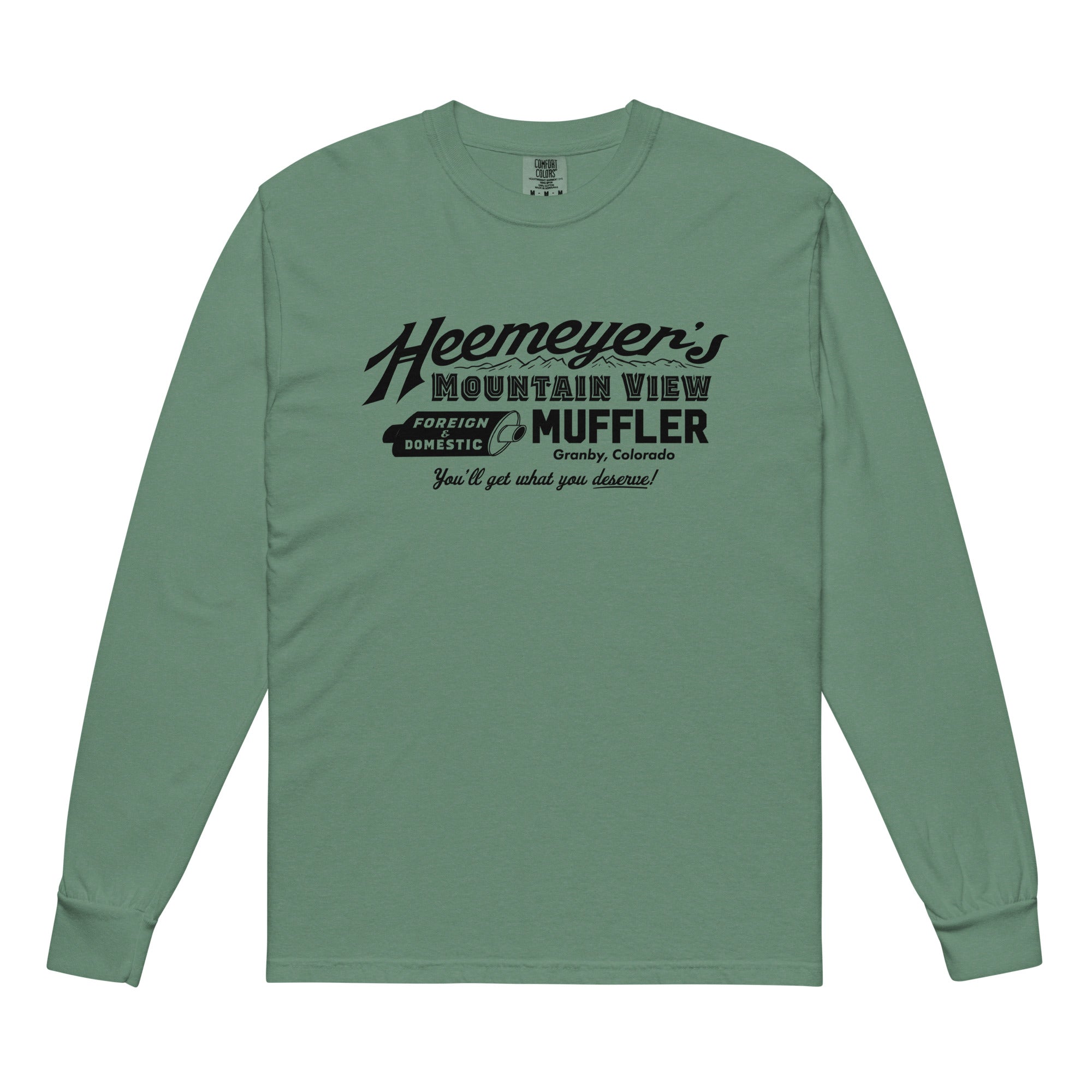 Heemeyer's Mountain View Muffler Garment-dyed Heavyweight Long-sleeve