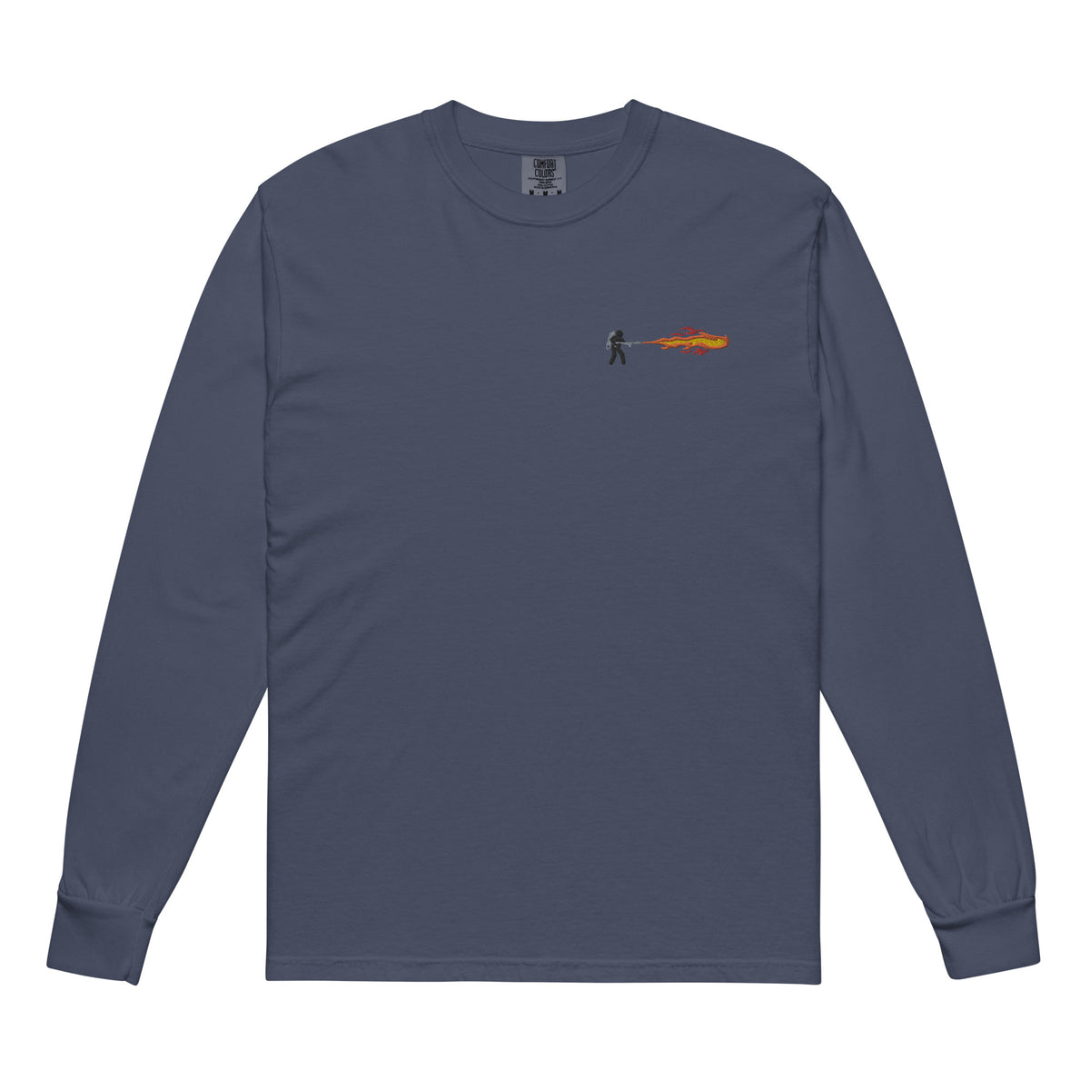 Flamethrower Garment-dyed Heavyweight Long-sleeve Shirt