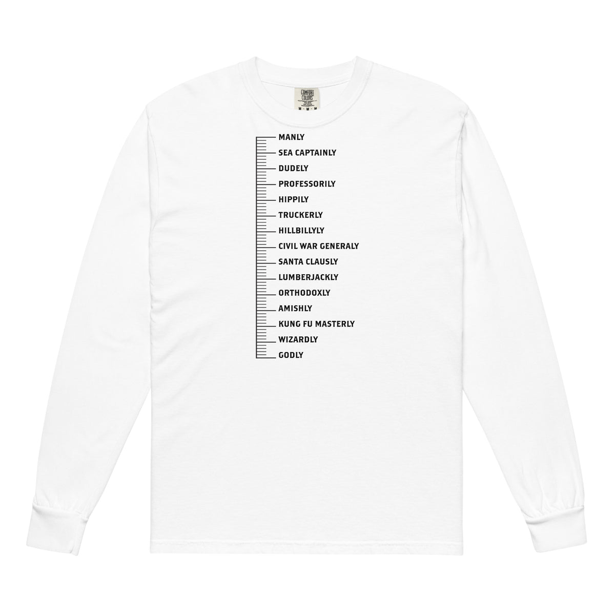 Beard Levels Garment-dyed Heavyweight Long-sleeve Shirt