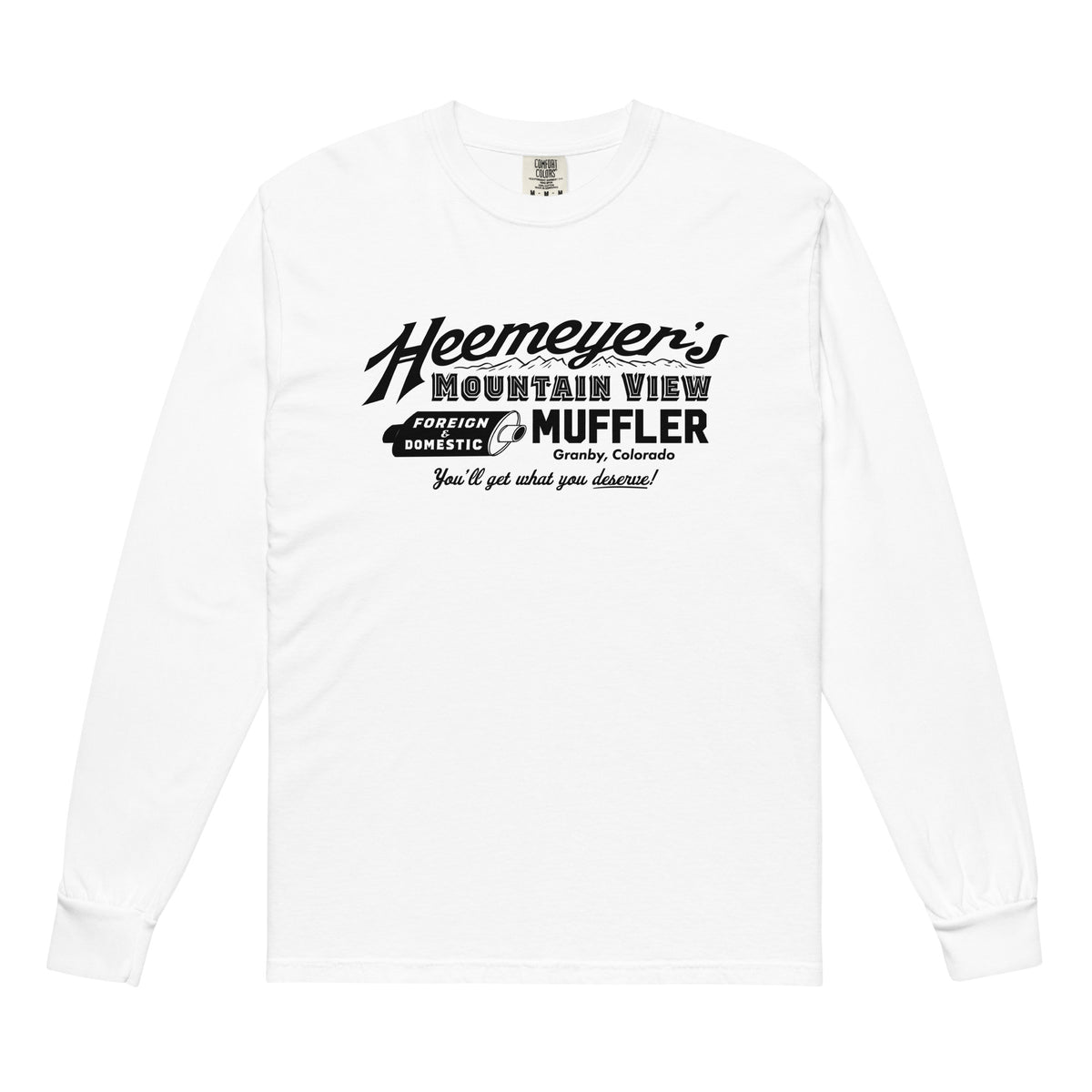 Heemeyer&#39;s Mountain View Muffler Garment-dyed Heavyweight Long-sleeve
