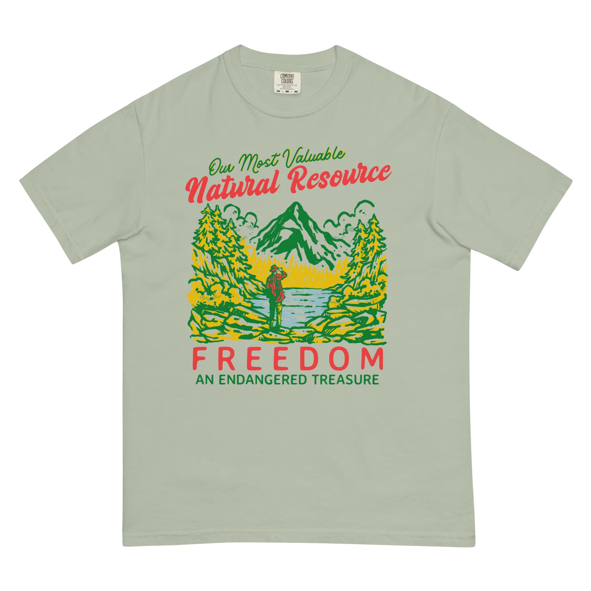 Our Most Valuable Natural Resource Freedom Heavyweight T-Shirt