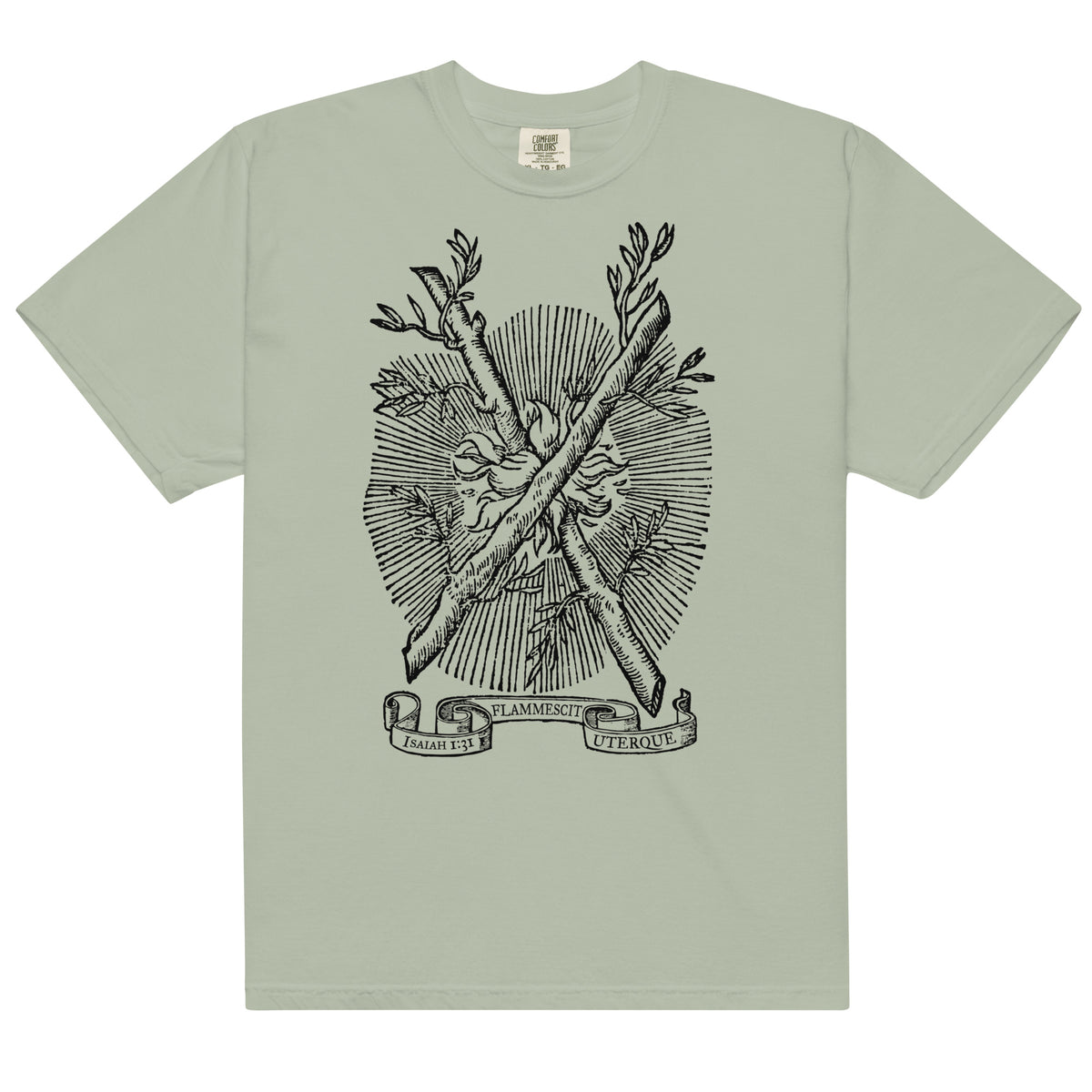 Both of Them Do Burn Heavyweight Graphic T-Shirt