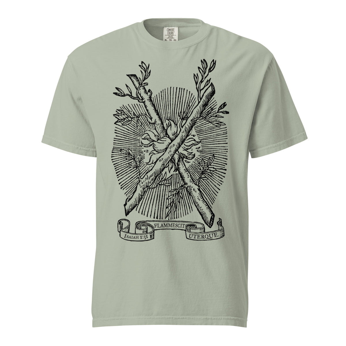 Both of Them Do Burn Heavyweight Graphic T-Shirt